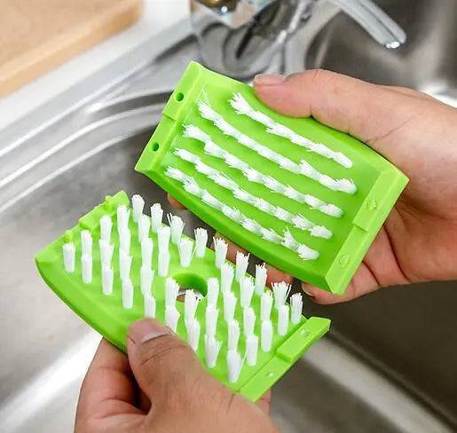 Multi-surface cleaner scrub brush ideal for everyday kitchen essentials  