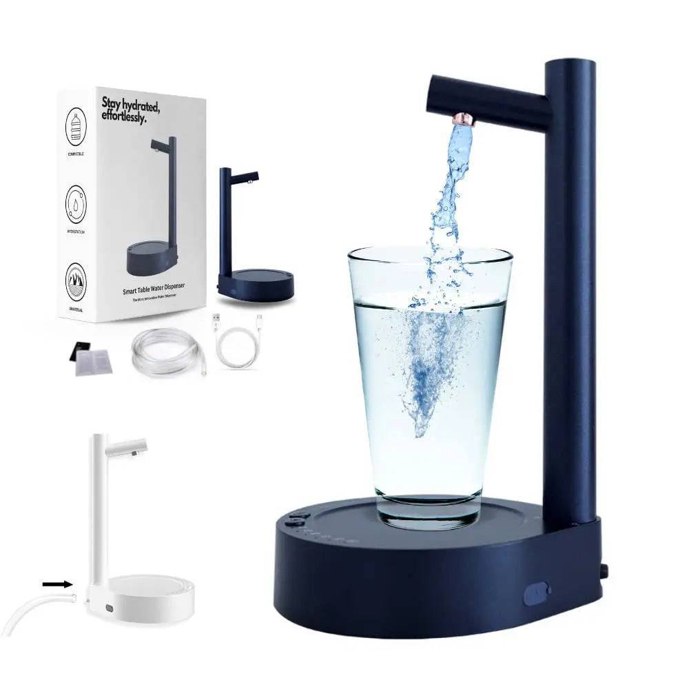 Desk Dispenser Electric Water Gallon Automatic Water Bottle Dispenser Rechargeable Water Dispenser Iris Essentials