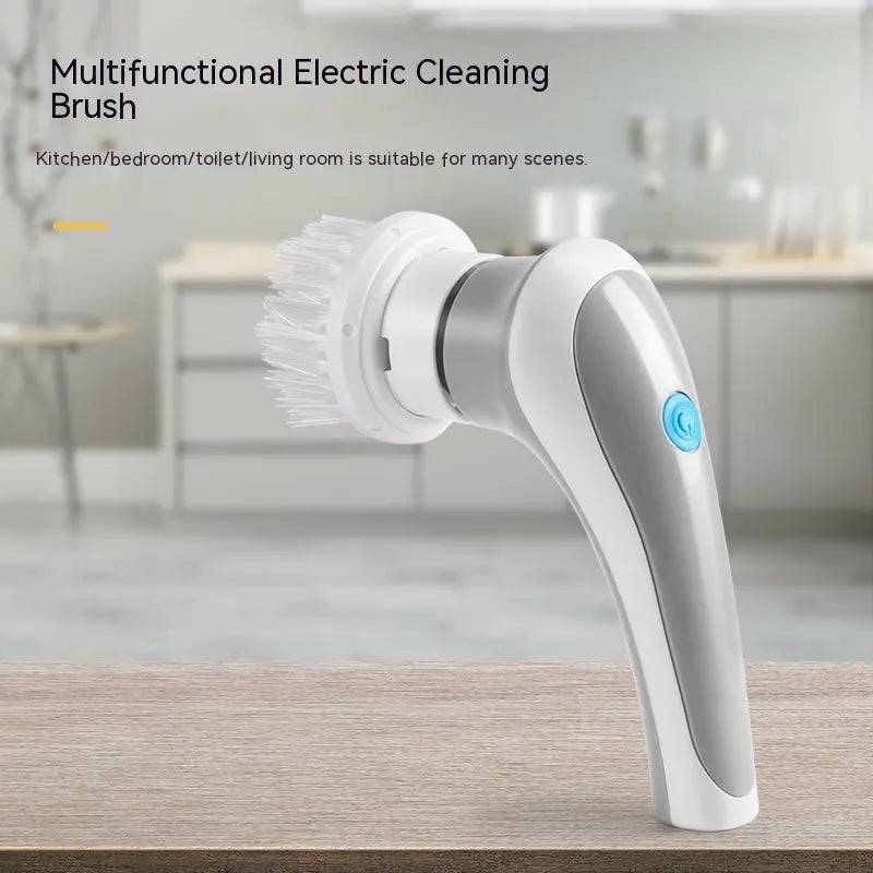 4 in 1 cleaning brush featuring multiple attachments for versatile usage  