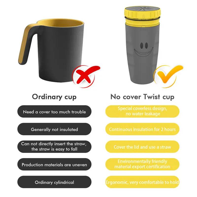 Leak-proof cup ideal for on-the-go hydration  