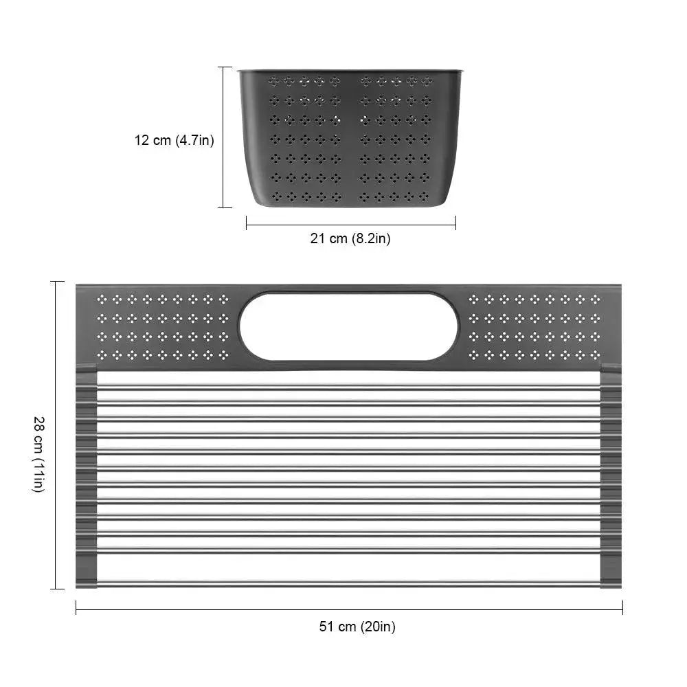 Multi-functional Dish Drainer for versatile kitchen storage solutions