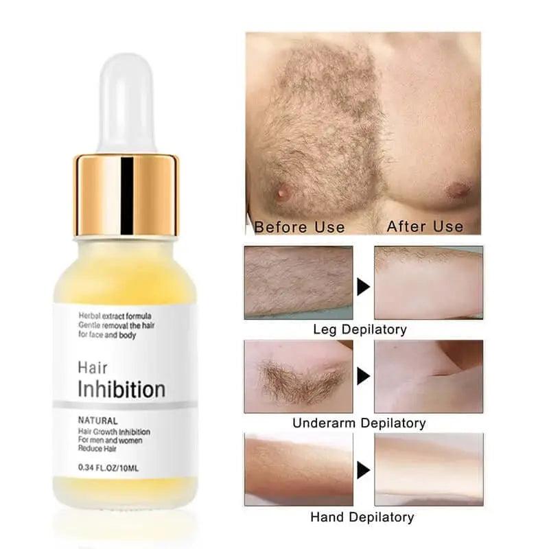 Permanent Hair Inhibition Serum for smooth hair-free skin  