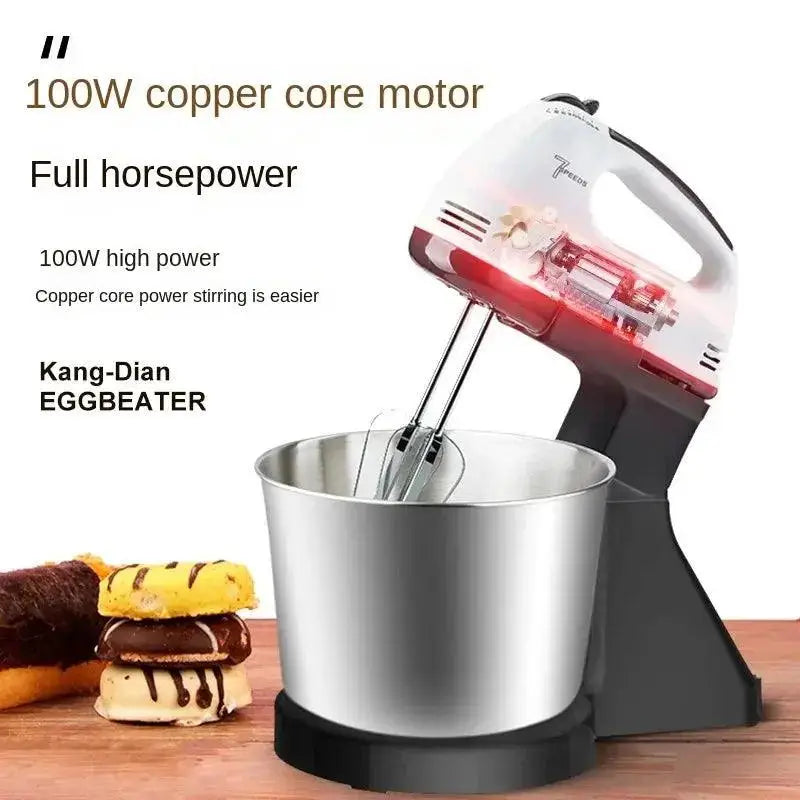 Powerful food mixer, perfect for kneading dough and whisking ingredients  